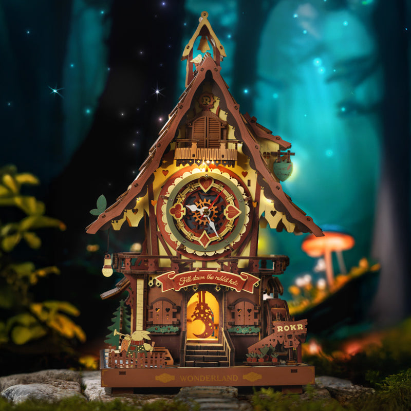 Rolife Cuckoo Clock (Wood Colour) LC901
