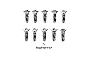 RC 3X10MM COUNTER SCREW: 44002