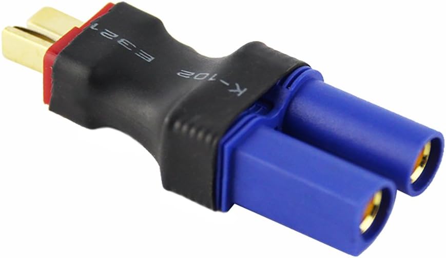 Male Deans to Female EC5 Losi Connector Adapter Brushless Lipo 1/8