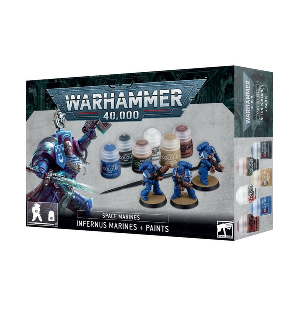 Infernus Marines + Paints Set - Warhammer 40K (60-11)
