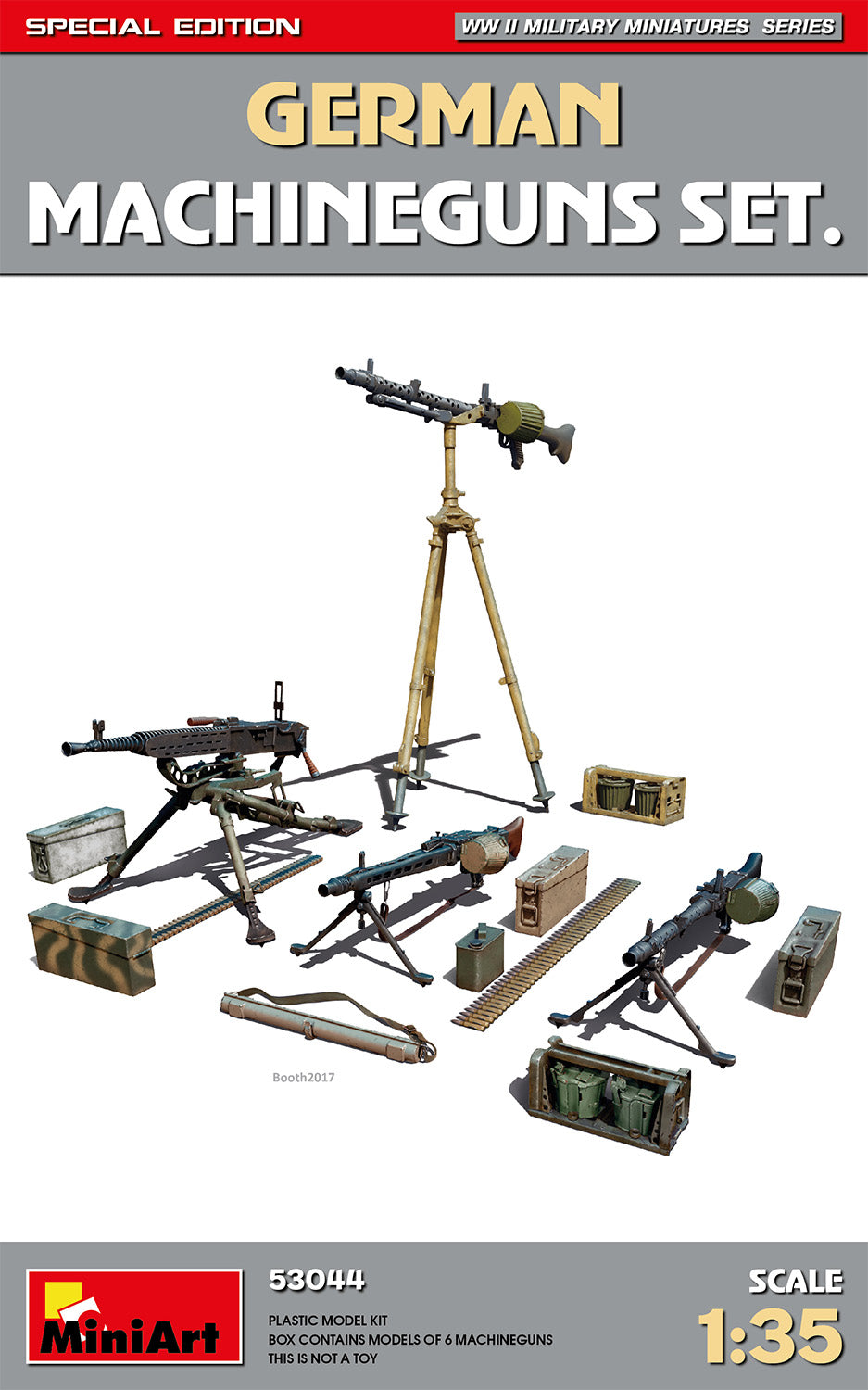  Miniart 1:35 - German Machine Guns Set, Spec Edition 