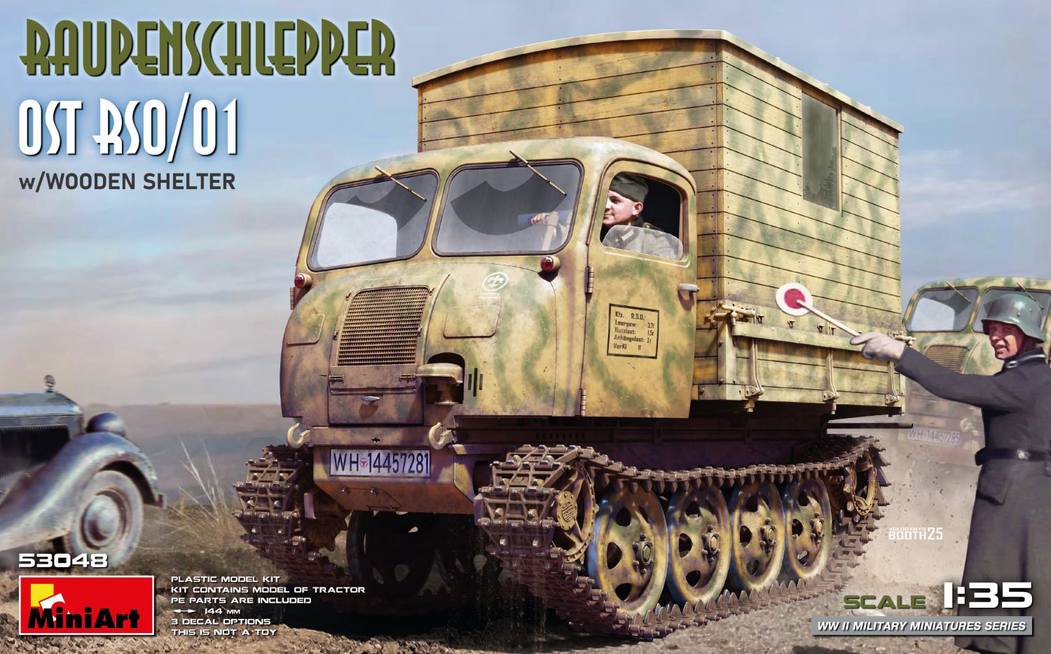 Raupenschlepper Ost RSO/01 w/Wooden Shelter