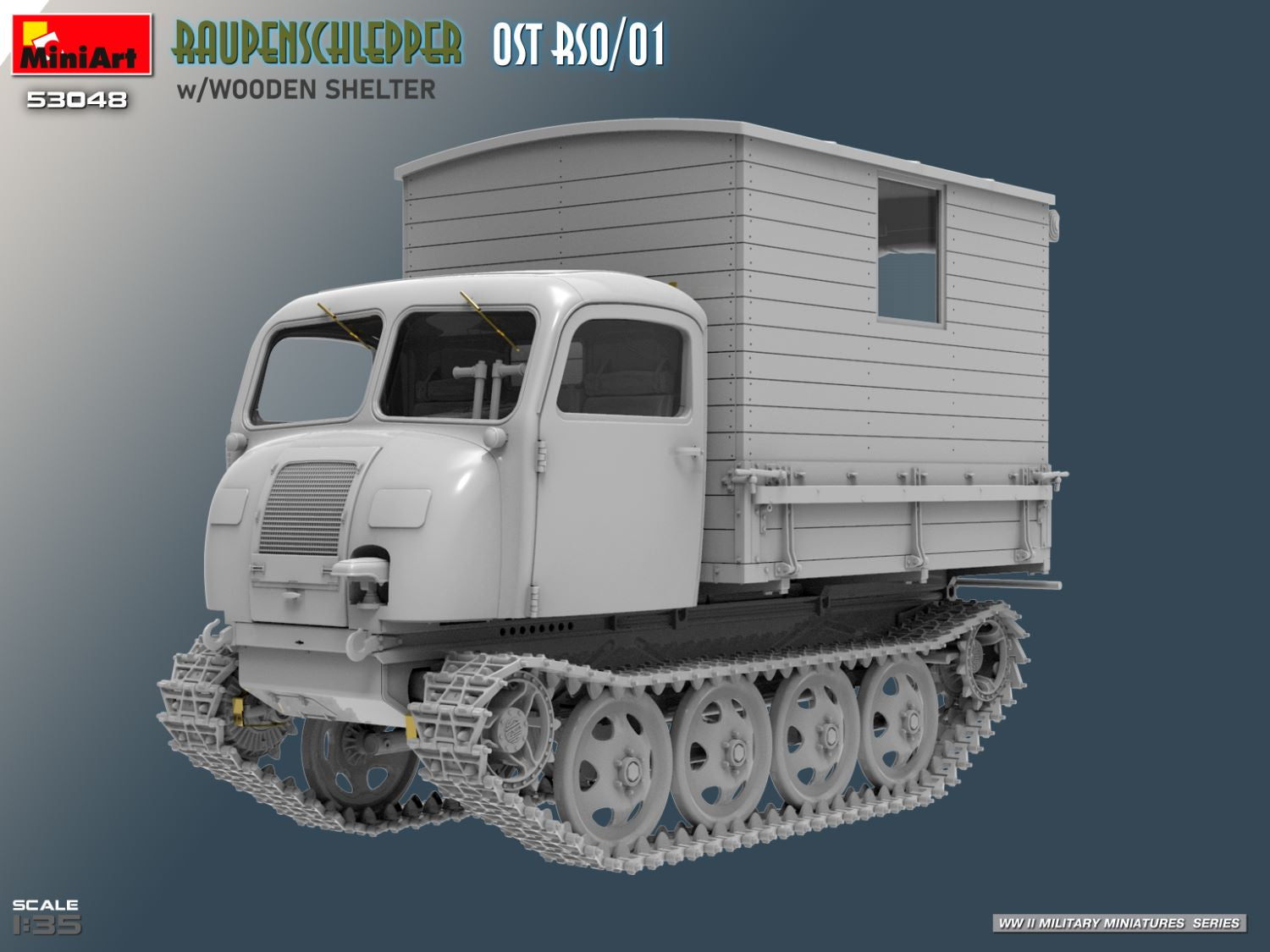 Raupenschlepper Ost RSO/01 w/Wooden Shelter