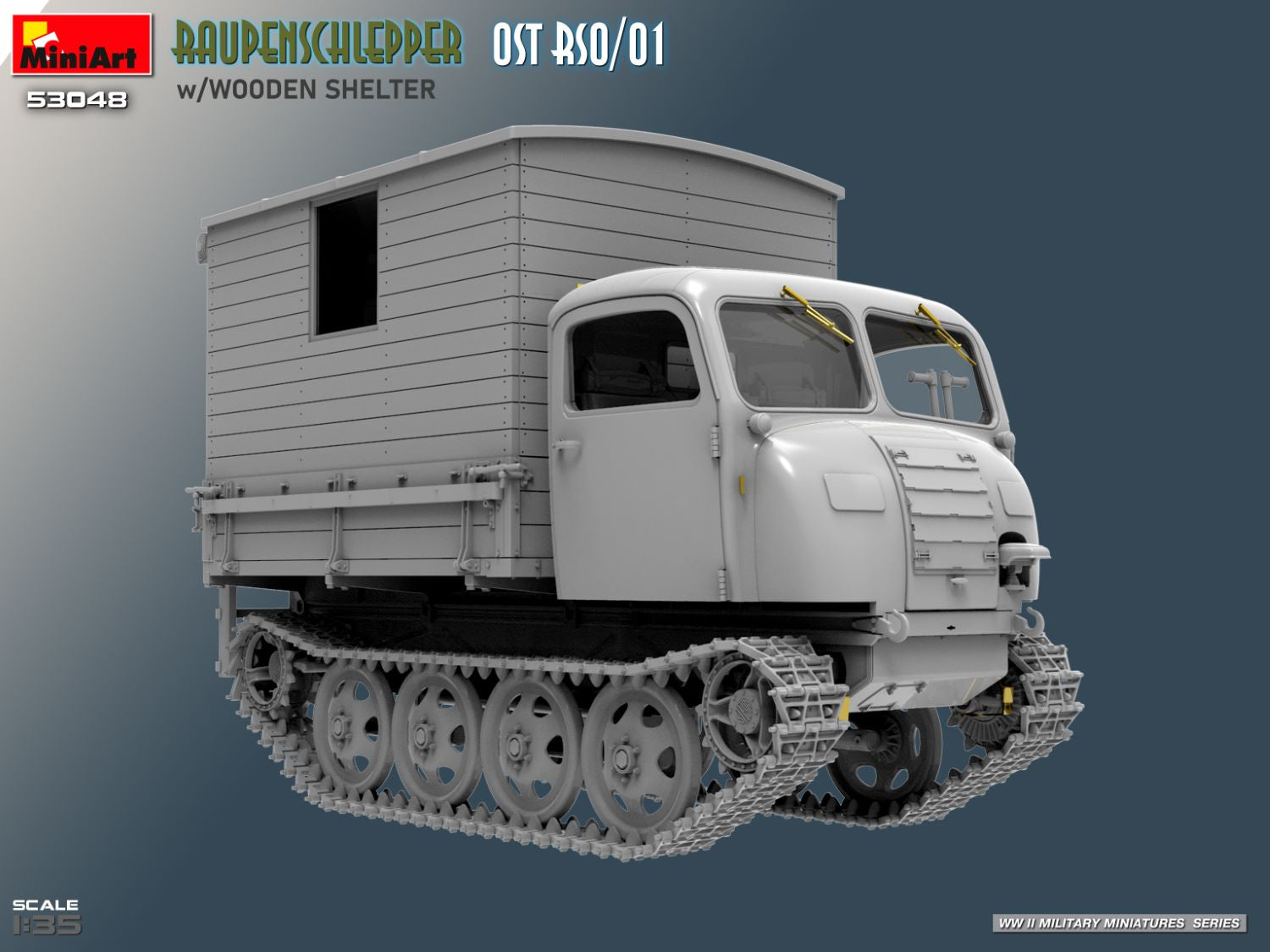 Raupenschlepper Ost RSO/01 w/Wooden Shelter