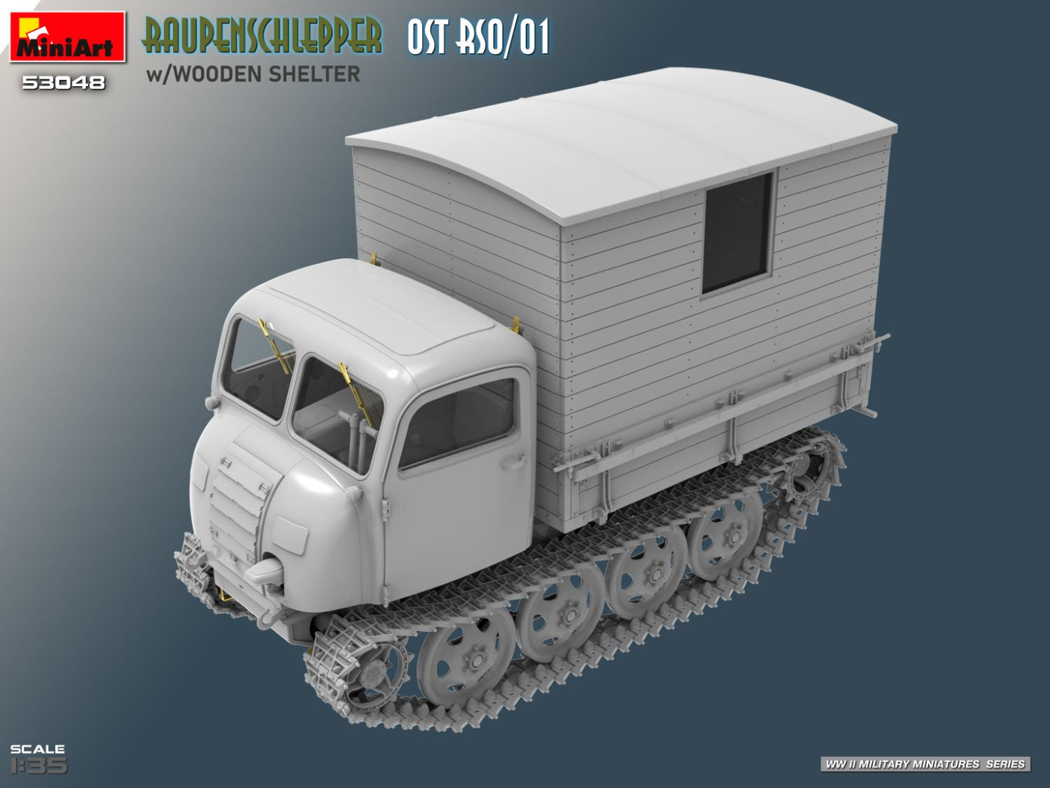 Raupenschlepper Ost RSO/01 w/Wooden Shelter