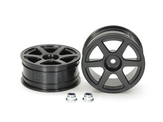 RC 24MM 6-SPOKE WHEELS-2PCS