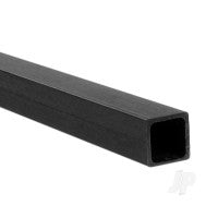 Model Technics 4mm 1m Carbon Fibre Square Tube, 0.5mm Wall 5518528