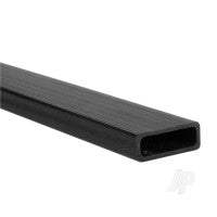 Model Technics 6.3m x 13.2mm 1m Carbon Fibre Rectangular Tube, 0.9mm Wall 5518602