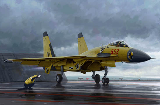 Trumpeter 1:72 - Chinese J-15 with Carrier Deck