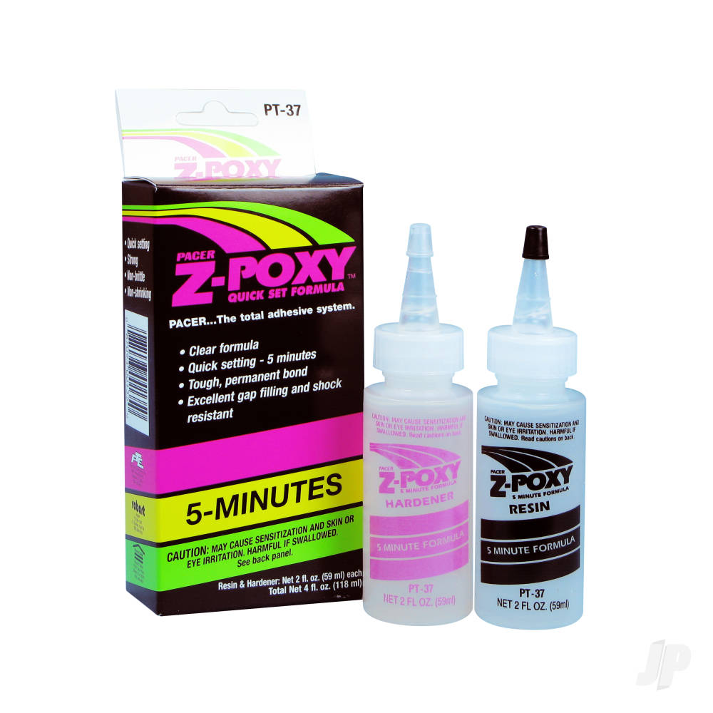 Zap PT37 Z-Poxy 5 Minute Epoxy 4oz 5525775-1