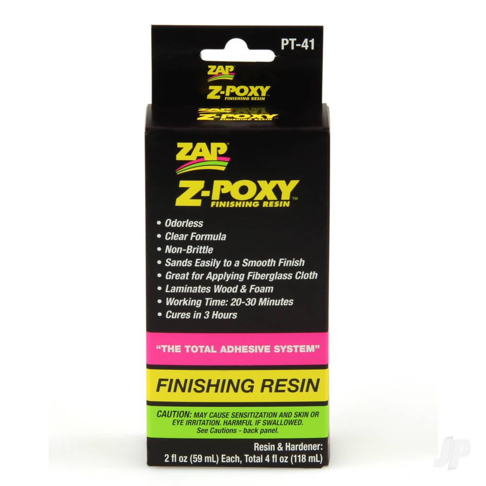 Zap PT41 Z-Poxy Finishing Resin 4oz 5525788-1