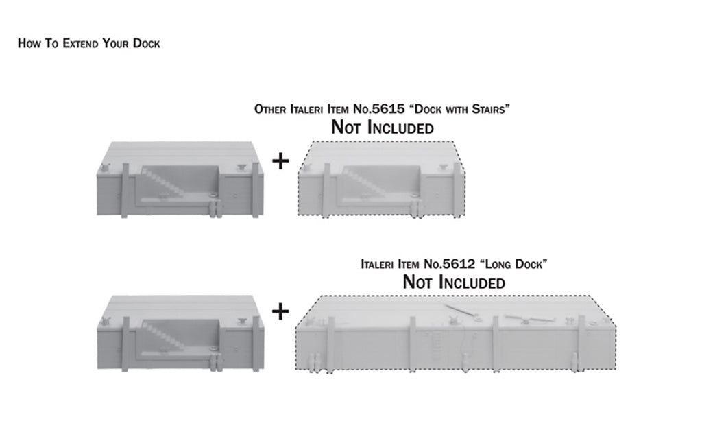 Italeri Dock With Stairs 5615