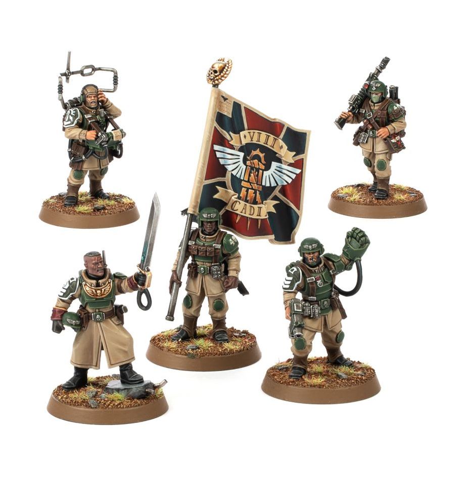 Astra Militarum: Cadian Command Squad 47-09 - Warhammer 40K