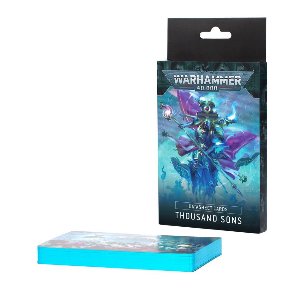 Thousand Sons Datasheet Cards Warhammer 40K