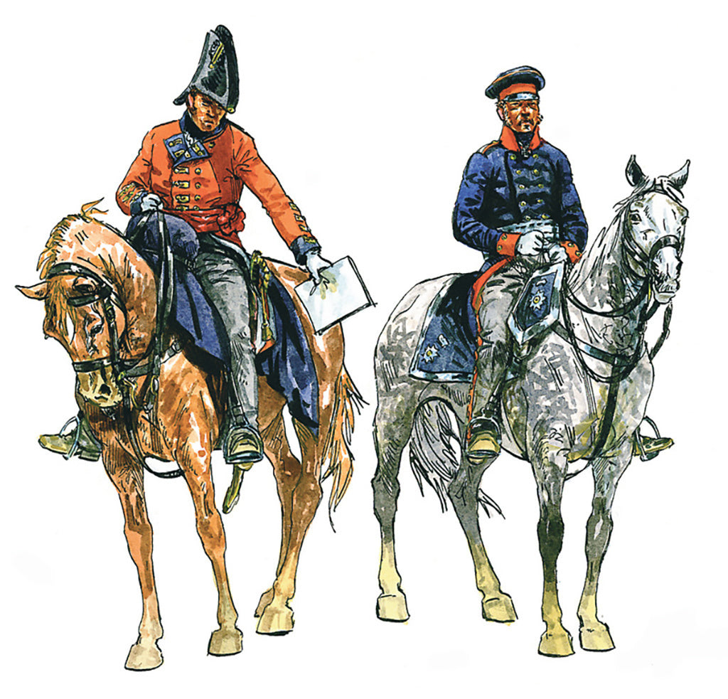 Italeri British & Prussian General Staff - Napoleon Wars 6065