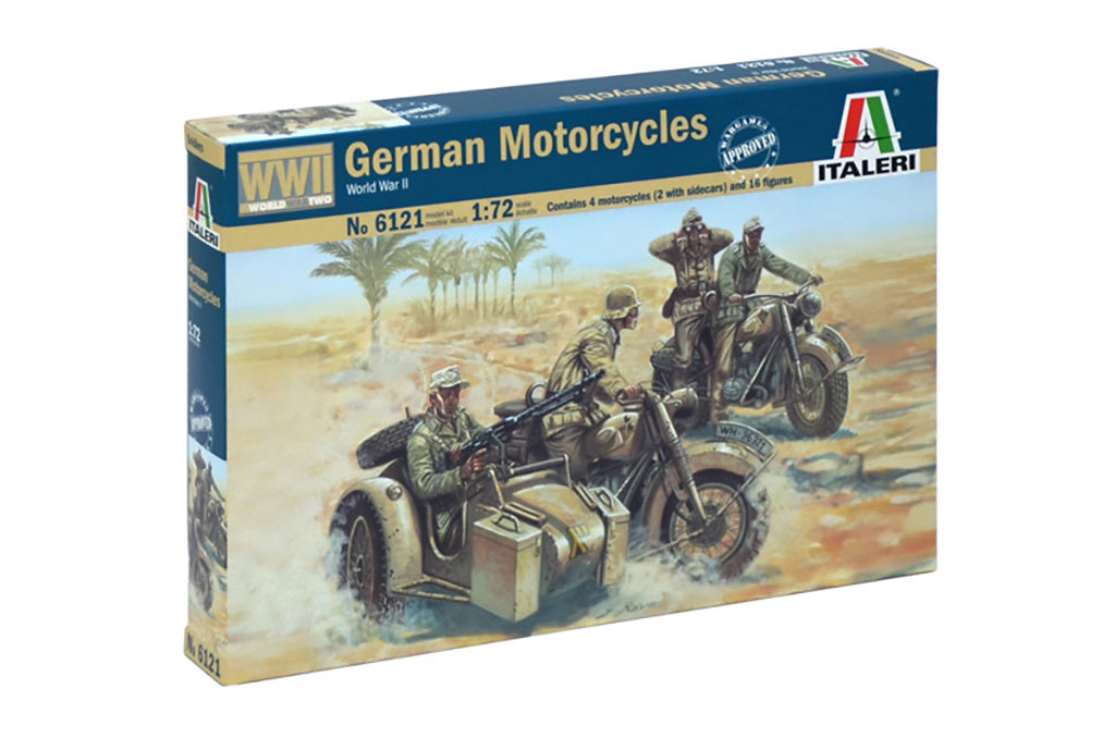 Italeri Ww2 German Motorcycles 6121