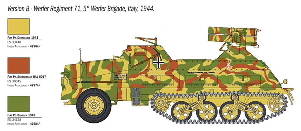 Italeri Sd.Kfz 4/1 15 Cm. Panzerwerfer 42 6546