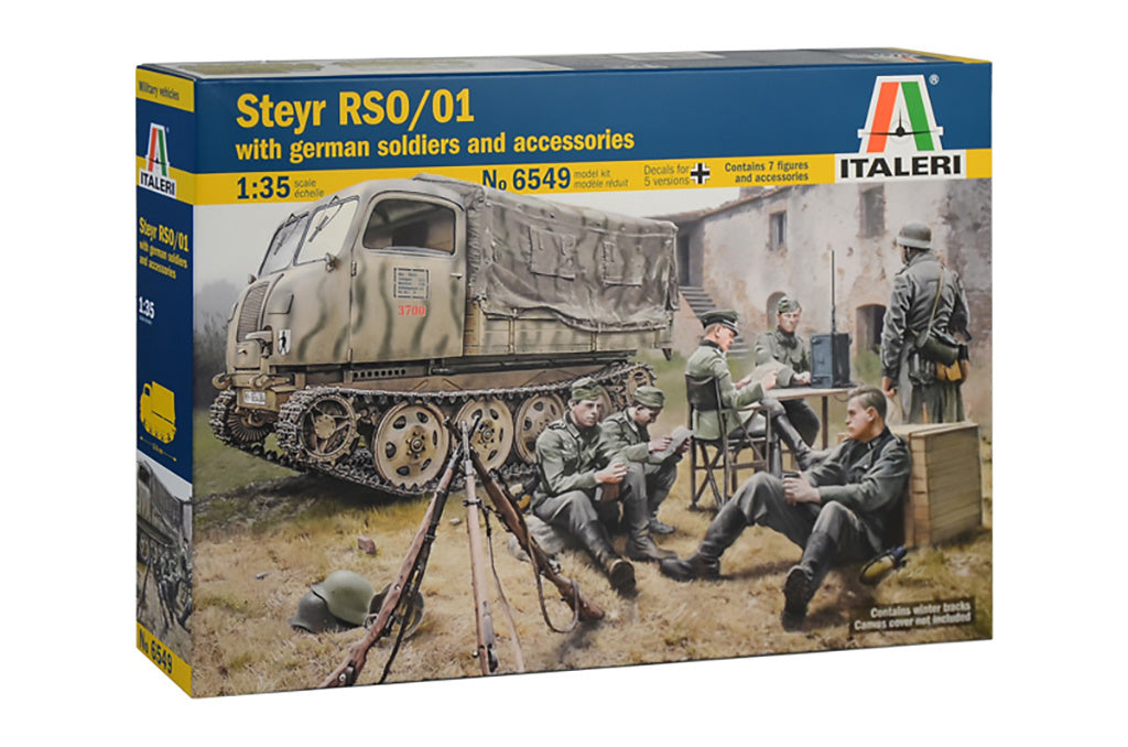 Italeri Steyr Rso/01 With Germ. Soldiers 6549
