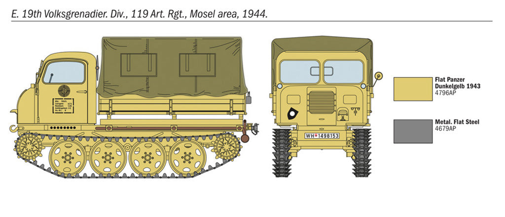 Italeri Steyr Rso/01 With Germ. Soldiers 6549