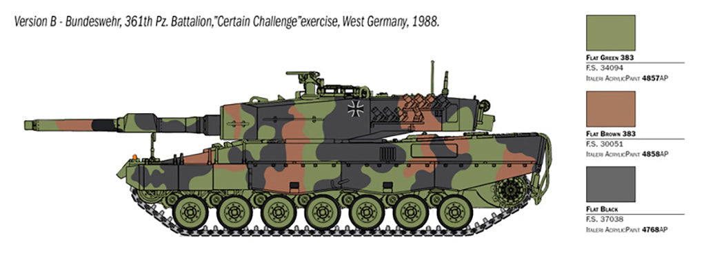Italeri Leopard 2A4 6559