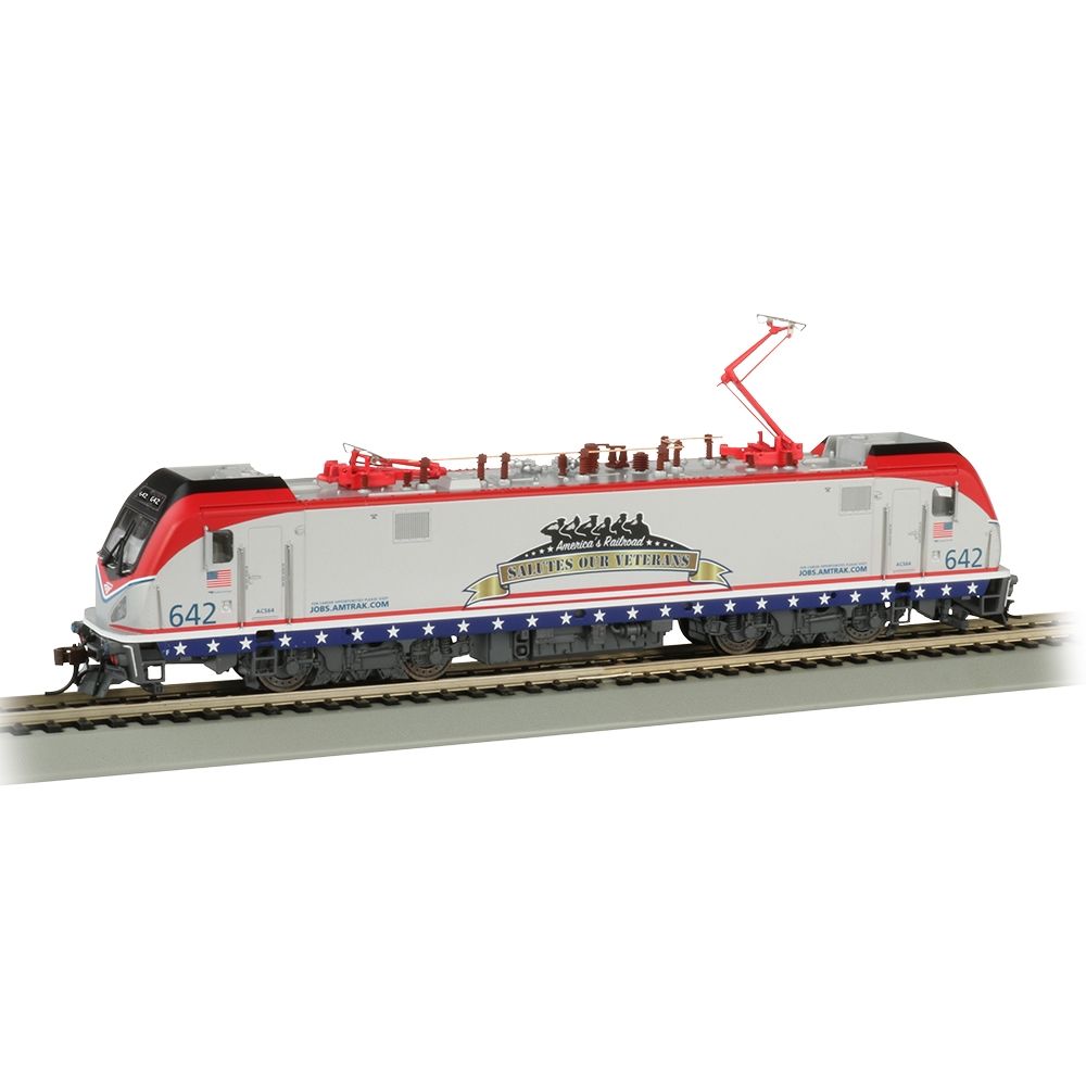 Bachmann USA Siemens ACS-64 - Amtrak #642 'Salutes Our Veterans' 67403