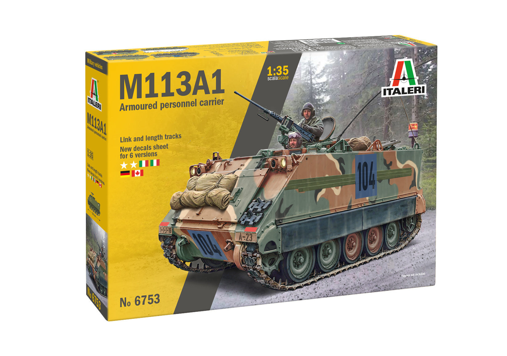 Italeri M113 Armoured Personnel Carriers - 6753