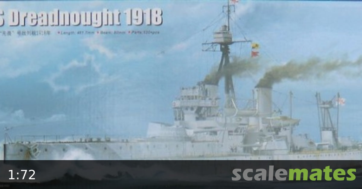 Trumpeter 1:350 - HMS Dreadnought (1918)