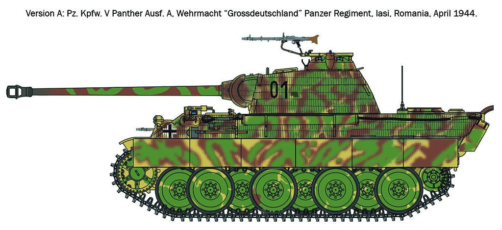 Italeri Sd.Kfz. 171 Pz.Kpfw. V Panther Ausf. A A