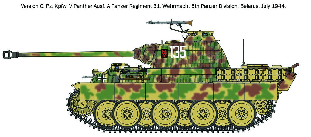 Italeri Sd.Kfz. 171 Pz.Kpfw. V Panther Ausf. A C