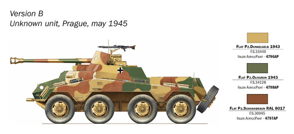 Italeri Sd. Kfz. 234/4 7047