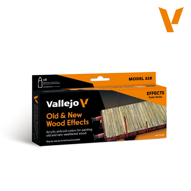 AV Vallejo Model Air Set - Old & New Wood Effects