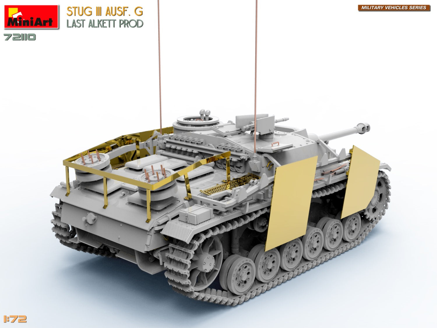 Miniart 1:72 - StuG III Ausf G Last Alkett Prod