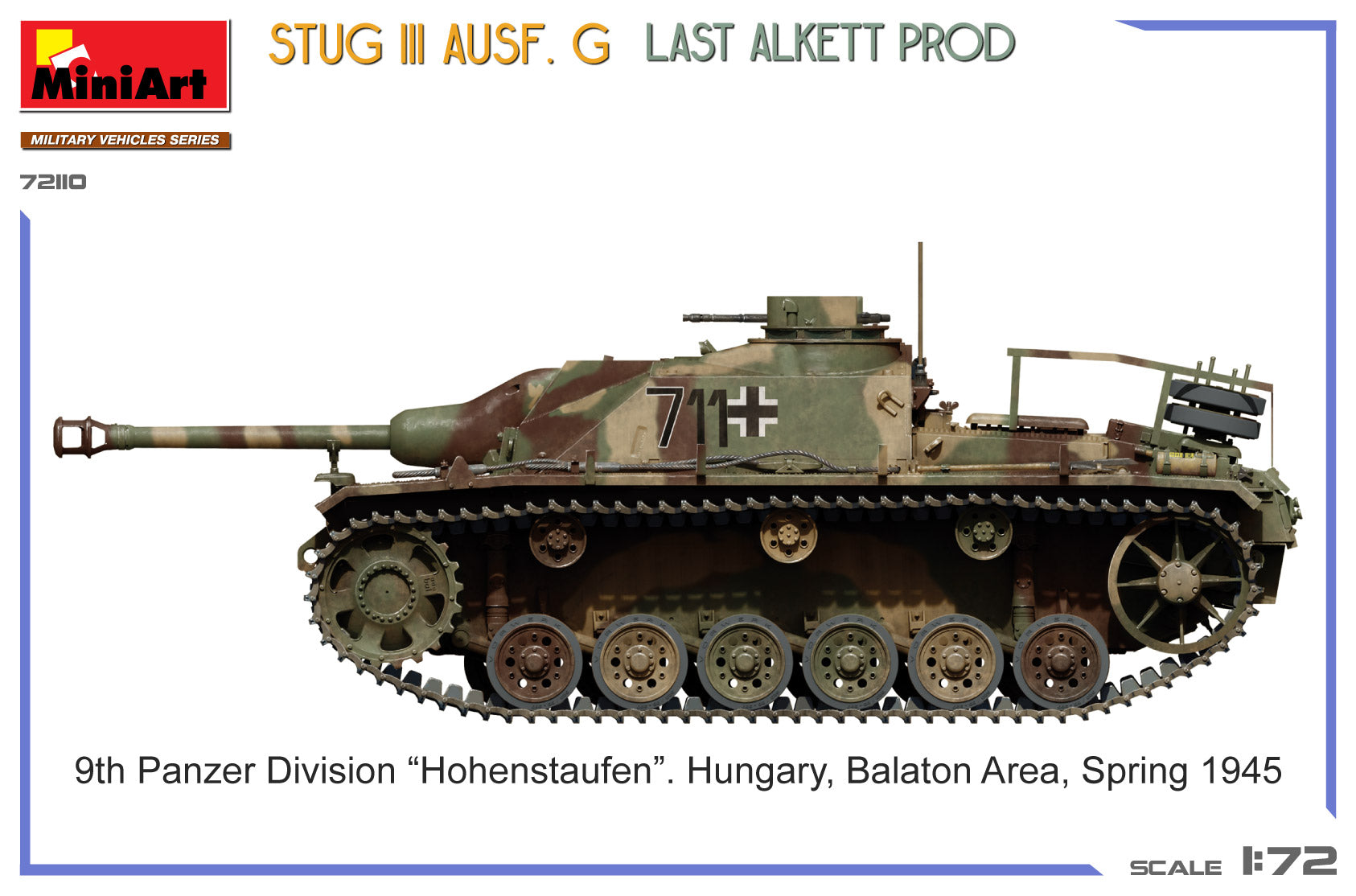 Miniart 1:72 - StuG III Ausf G Last Alkett Prod
