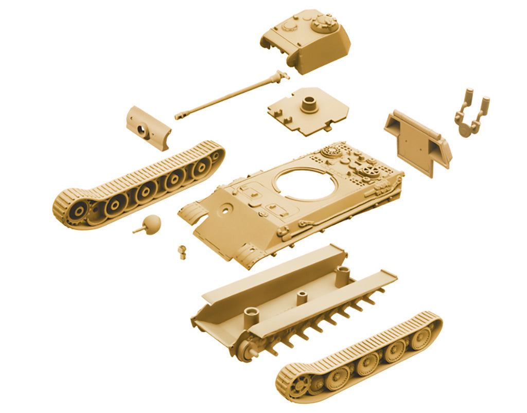Italeri Pzkpfw.V Panther Ausf G 2 X Fast Assembly 7504