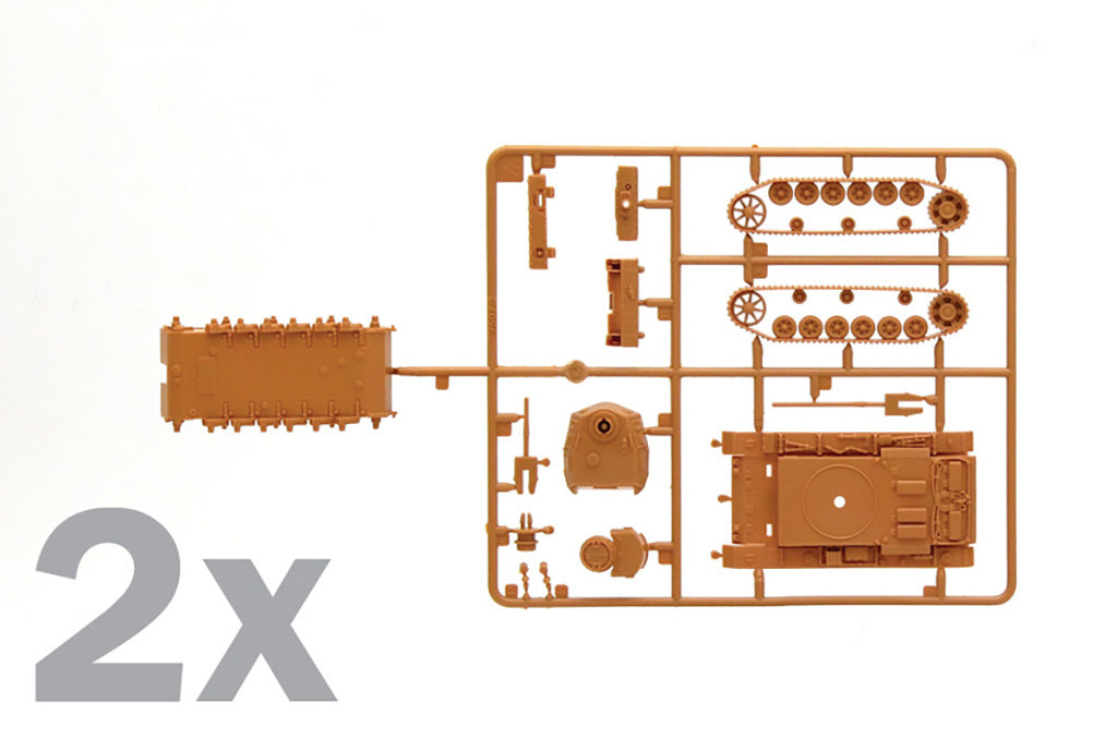 Italeri Pz.Kpfw. Iii (Fast Assembley X 2 Pcs) 7507