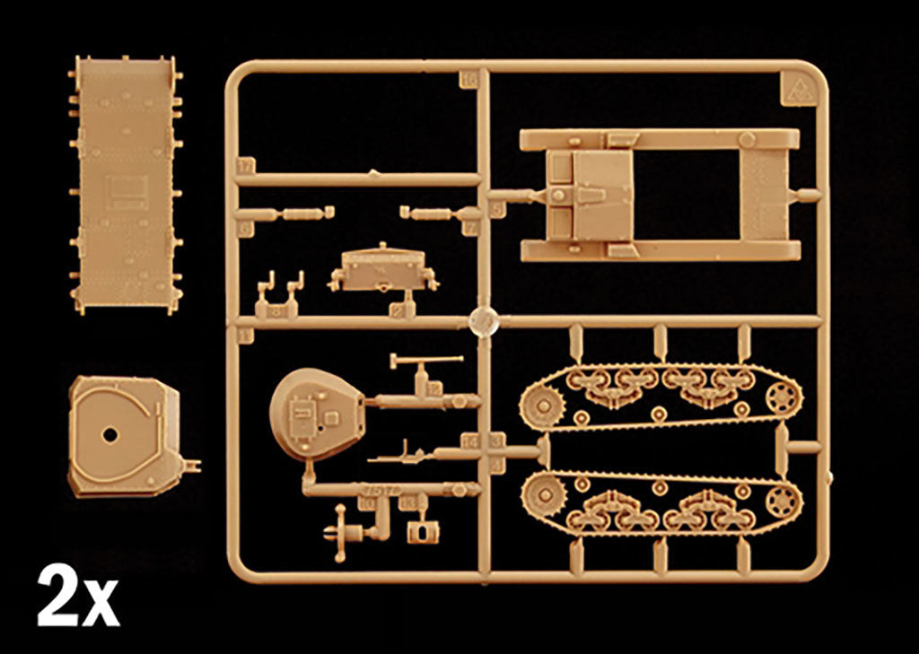 Italeri Carro Armato M13/40 (2 Fast Assembly Mod.) 7517