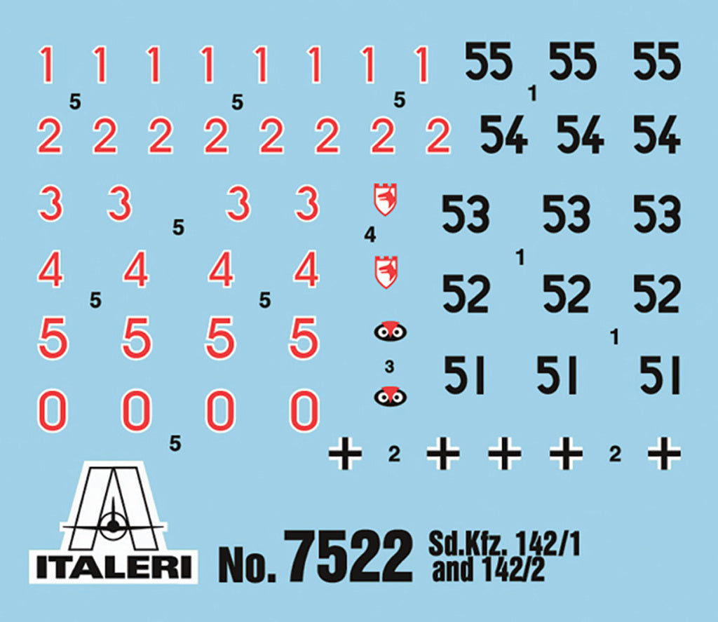 Italeri Sd.Kfz. 142/1 Sturmgesschuetz 7522