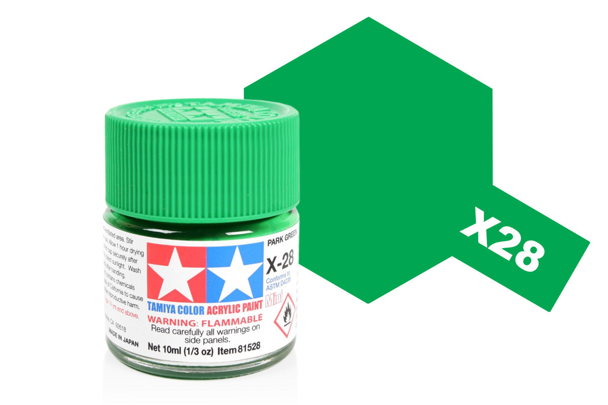 Tamiya Acrylic Paints 10Ml X28 Park Green