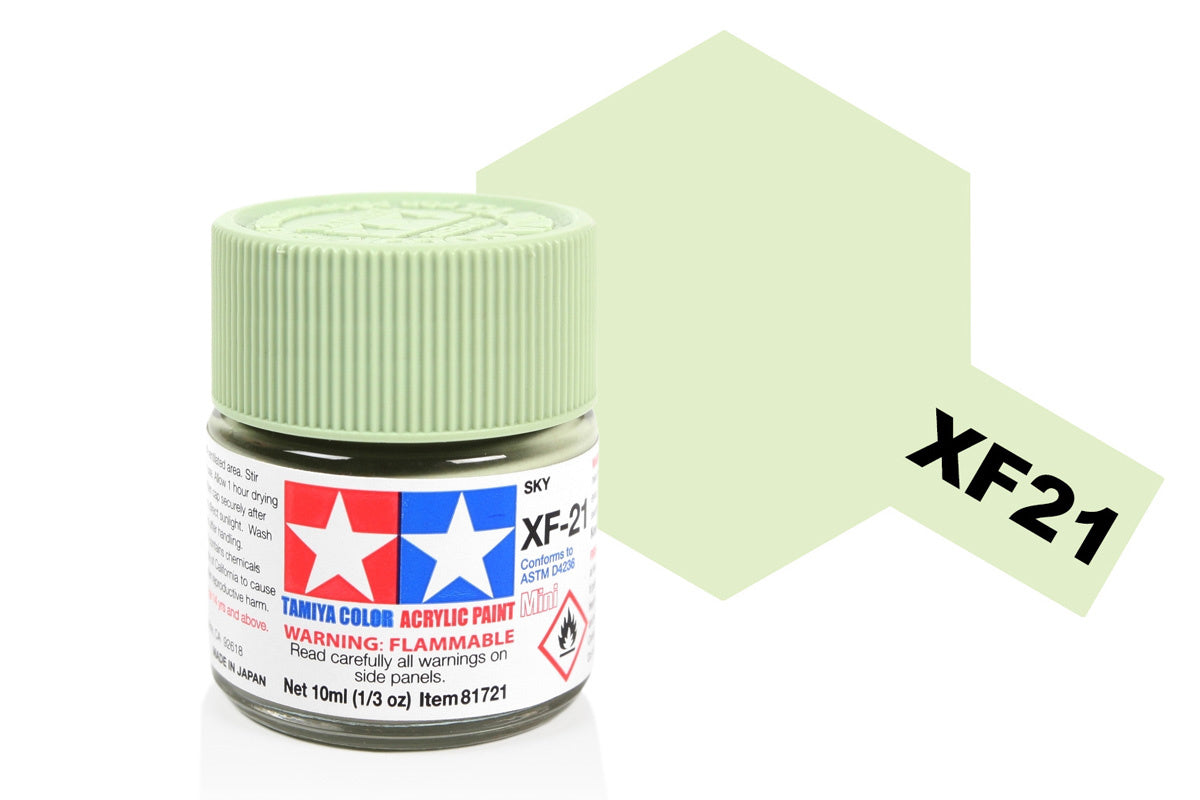 Tamiya Acrylic Paints 10Ml Xf21 Sky