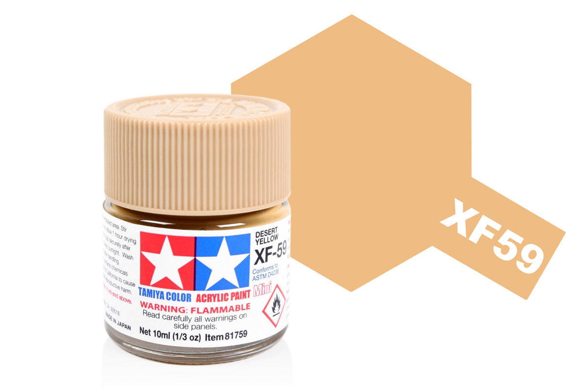 Tamiya Acrylic Paints 10Ml Xf59 Desert Yellow