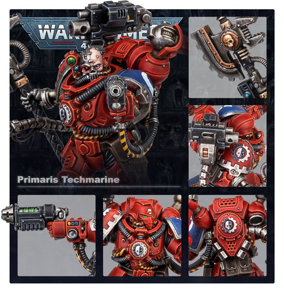 SPACE MARINES PRIMARIS TECHMARINE Warhammer 40K