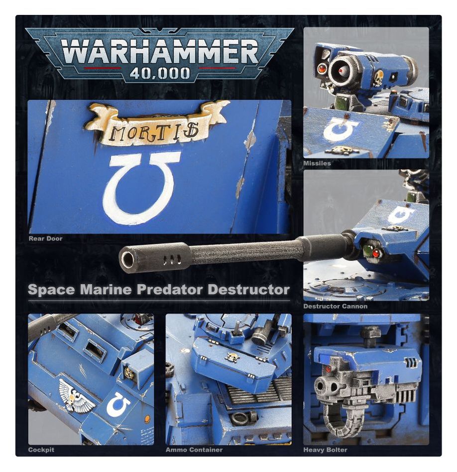 Space Marines Predator- Warhammer 40K
