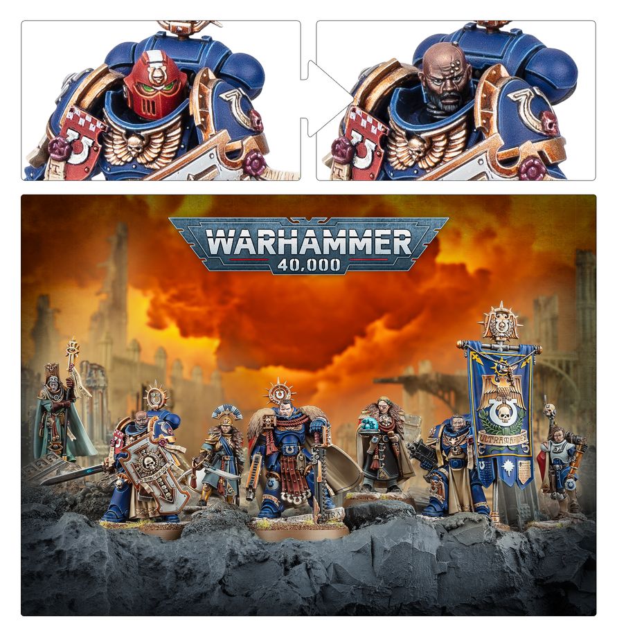 Warhammer 40K Captain Titus & The Wardens Of Ultramar 55-76