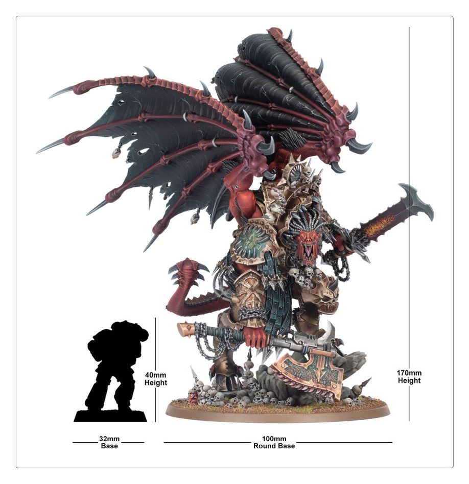 W/E: ANGRON DAEMON PRIMARCH OF KHORNE Warhammer 40K