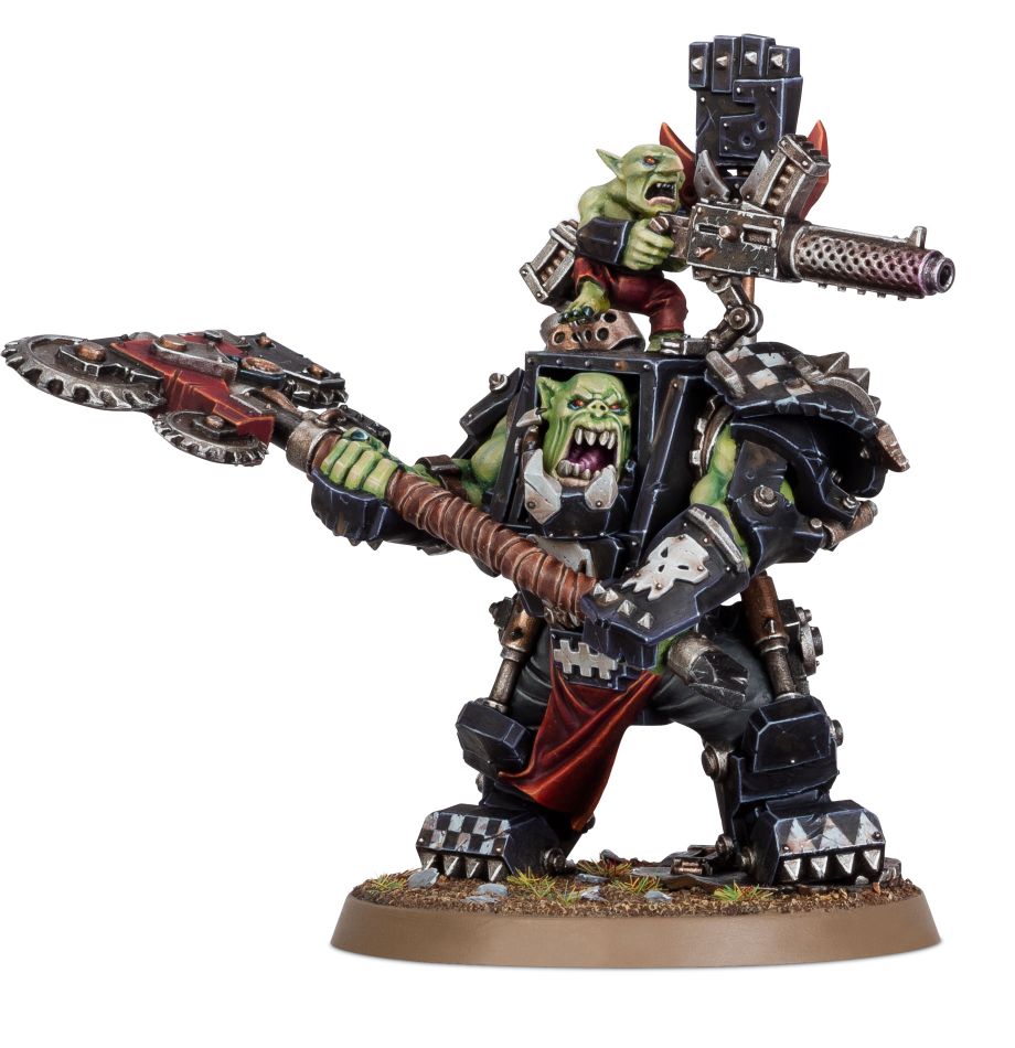 Orks: Ork Warboss in Mega Armour 50-56 - Warhammer 40K