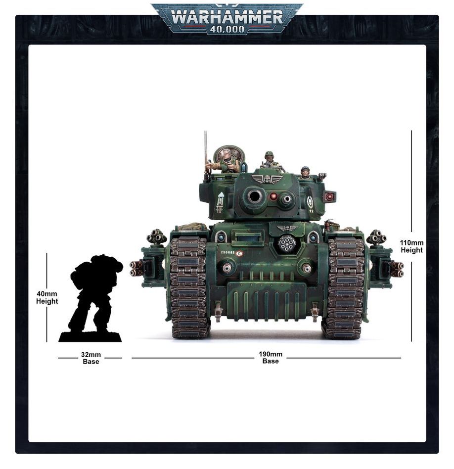 Astra Militarum Rogal Dorn Battle Tank 47-31 - Warhammer 40K