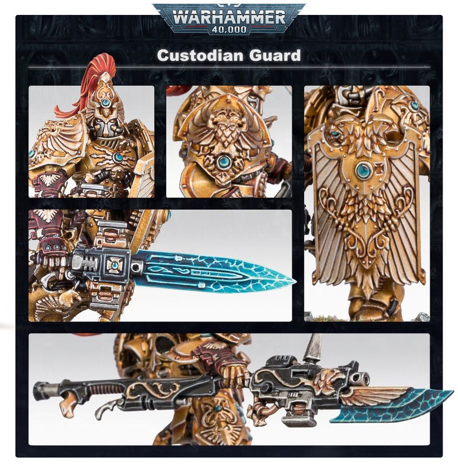 Adeptus Custodes: Custodian Guard 01-07