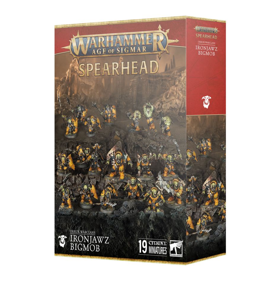 Spearhead:Orruk Warclans Ironjawz Bigmob 