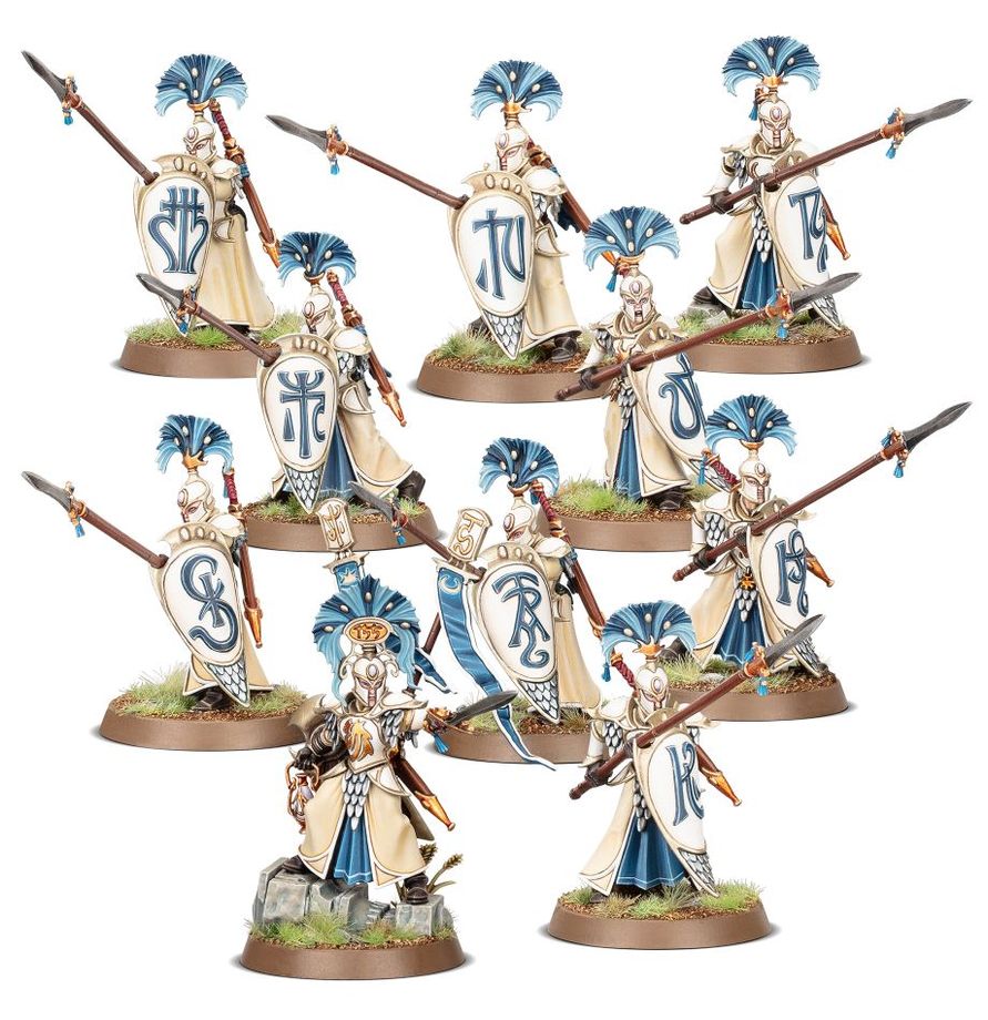 Warhammer Lumineth  R-L: Vanari Auralan Wardens 99120210060