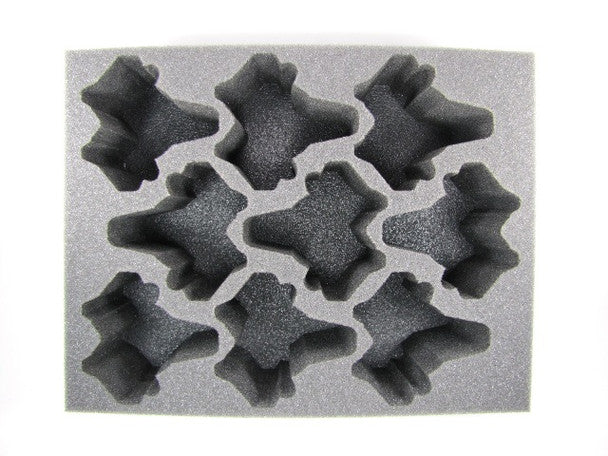 Battle Foam (Dark Eldar) 9 Venom Foam Tray (4") BF-BFL-9VMN